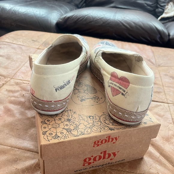 Goby Dia de los Muertos slip on shoes 41, 9.5 - Picture 11 of 11